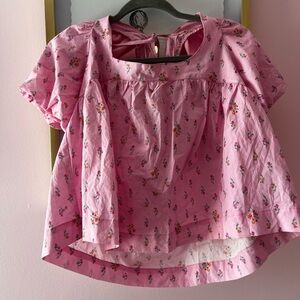 Never worn pink boutique top
